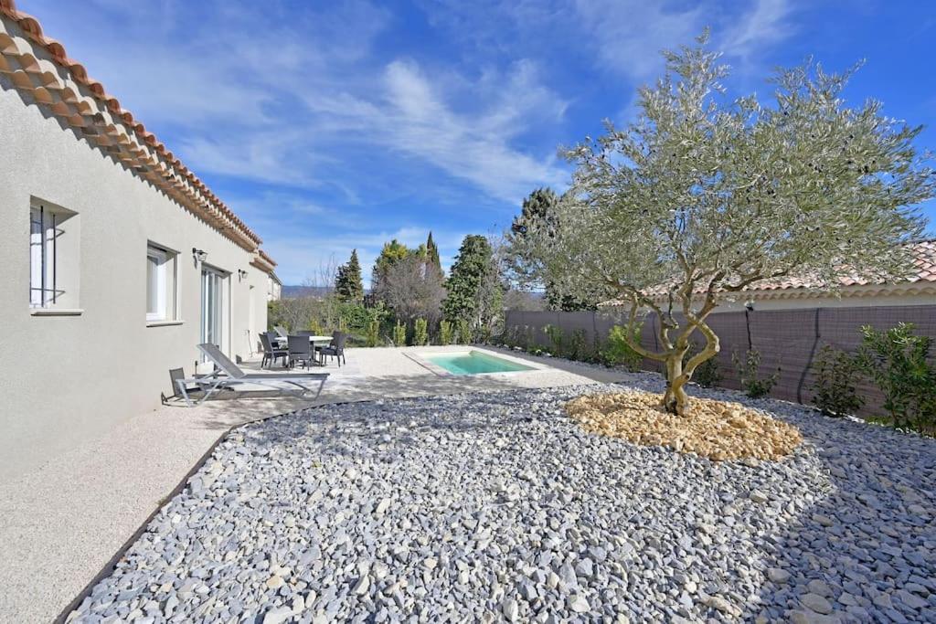 Villa Santa - Piscine - Wi-Fi - Proche Ventoux - Ideal Cyclistes Mormoiron Buitenkant foto