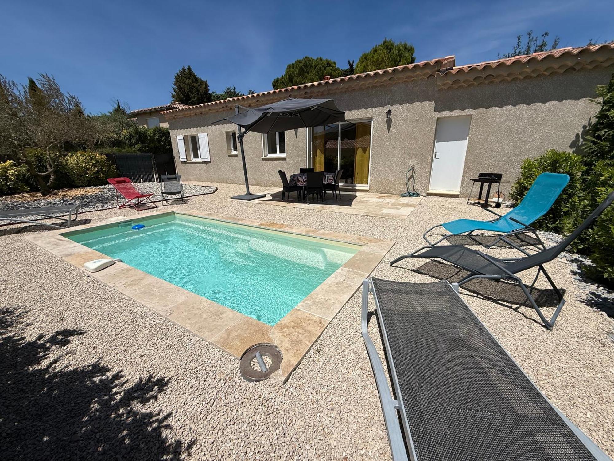 Villa Santa - Piscine - Wi-Fi - Proche Ventoux - Ideal Cyclistes Mormoiron Buitenkant foto
