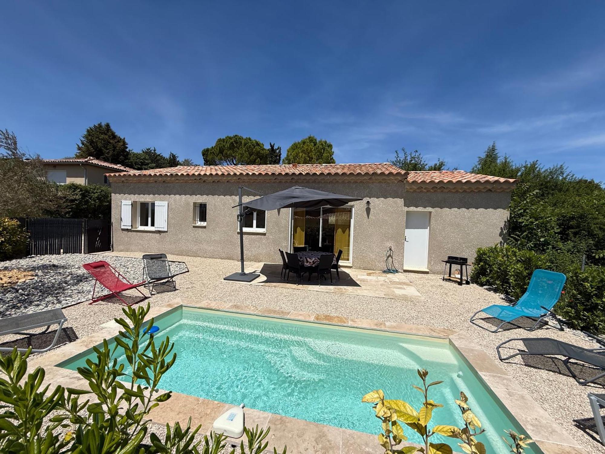 Villa Santa - Piscine - Wi-Fi - Proche Ventoux - Ideal Cyclistes Mormoiron Buitenkant foto